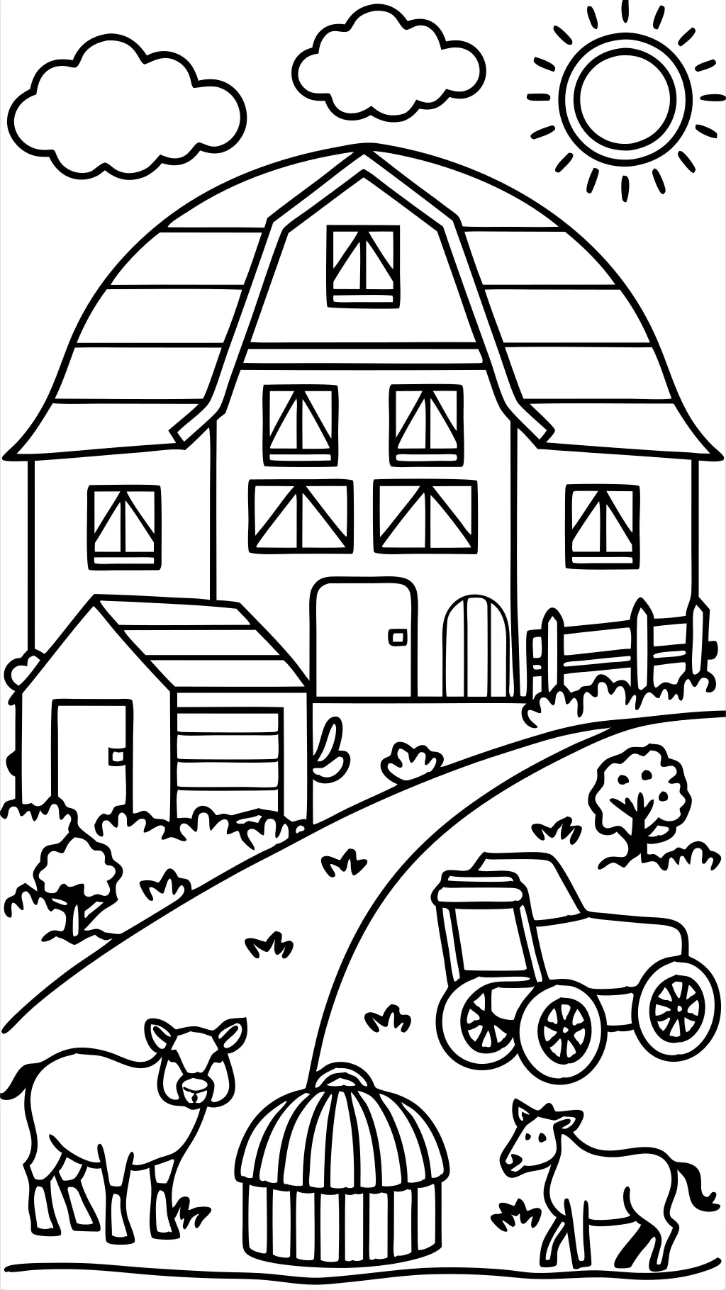 agricultural coloring pages